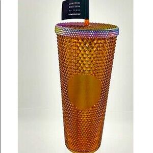 Gold/copper STARBUCKS anniversary cup